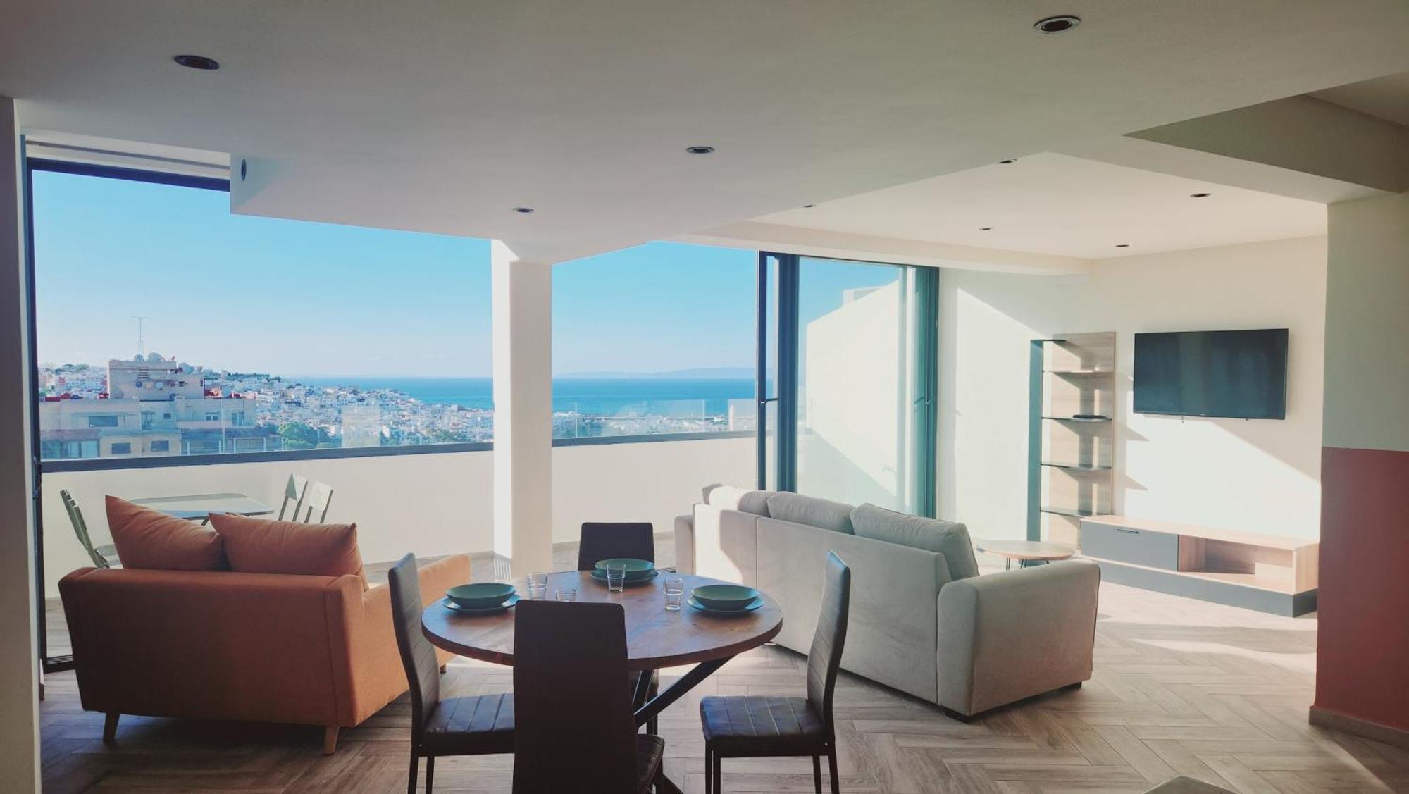 Appartement Vue Sur Mer Tangeri Esterno foto
