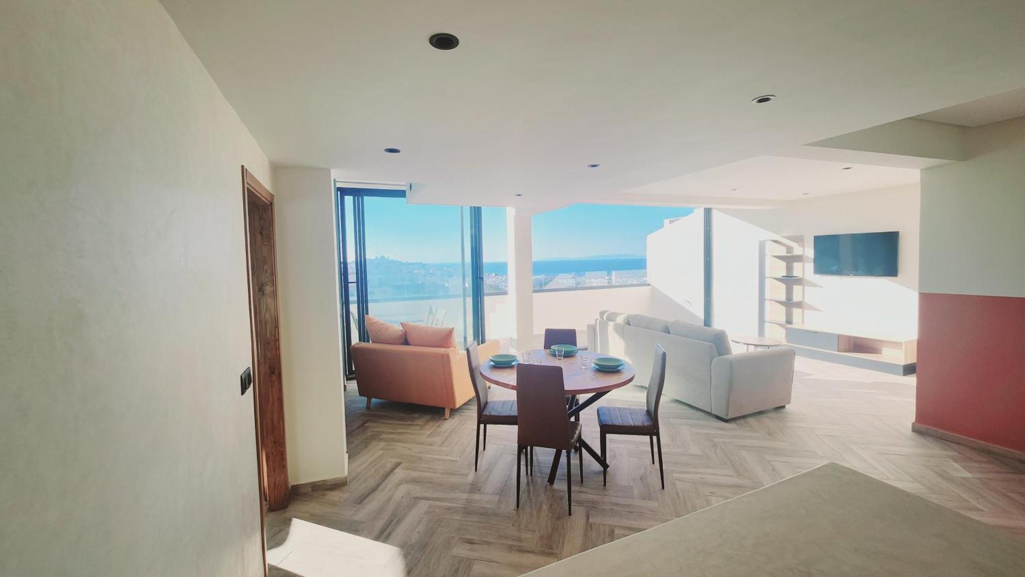 Appartement Vue Sur Mer Tangeri Esterno foto