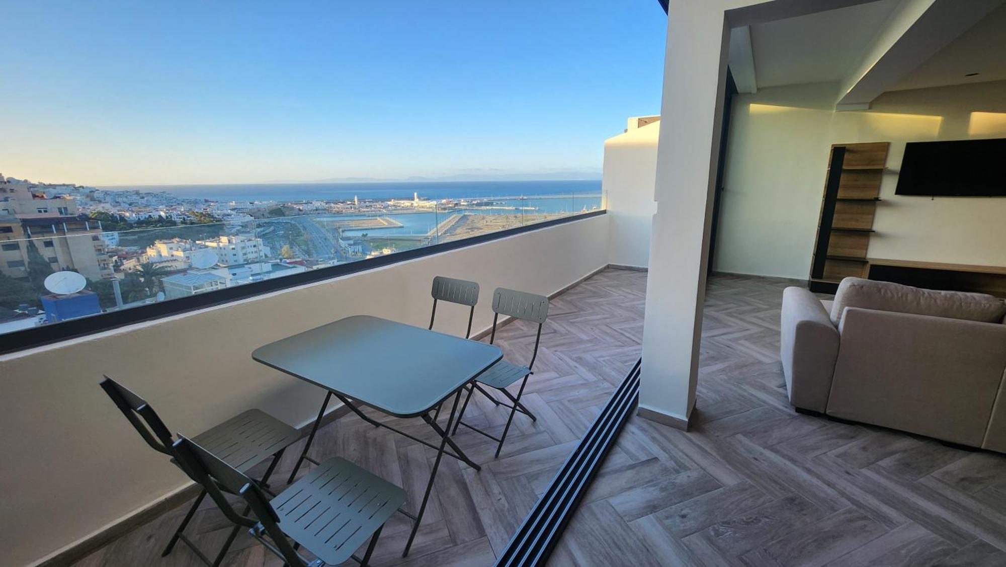 Appartement Vue Sur Mer Tangeri Esterno foto