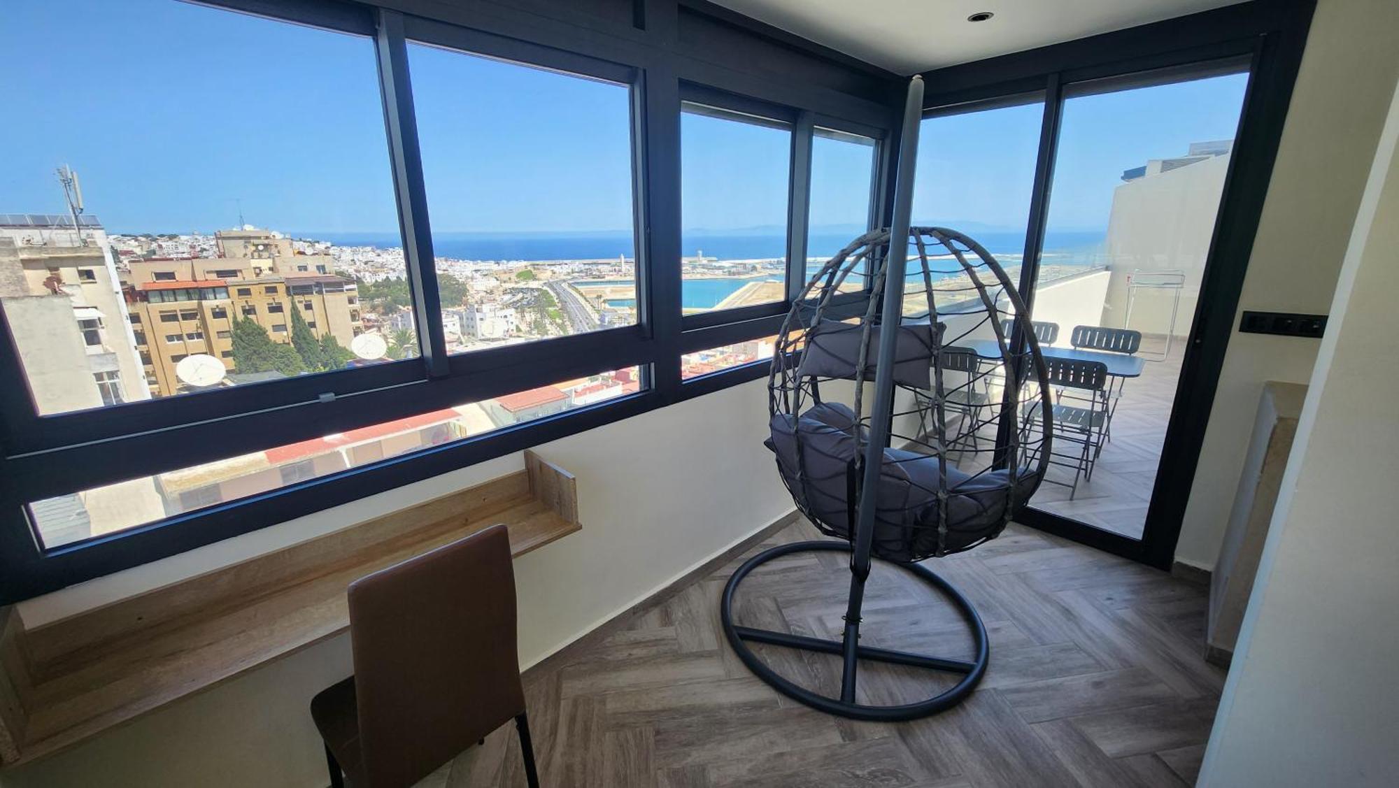 Appartement Vue Sur Mer Tangeri Esterno foto