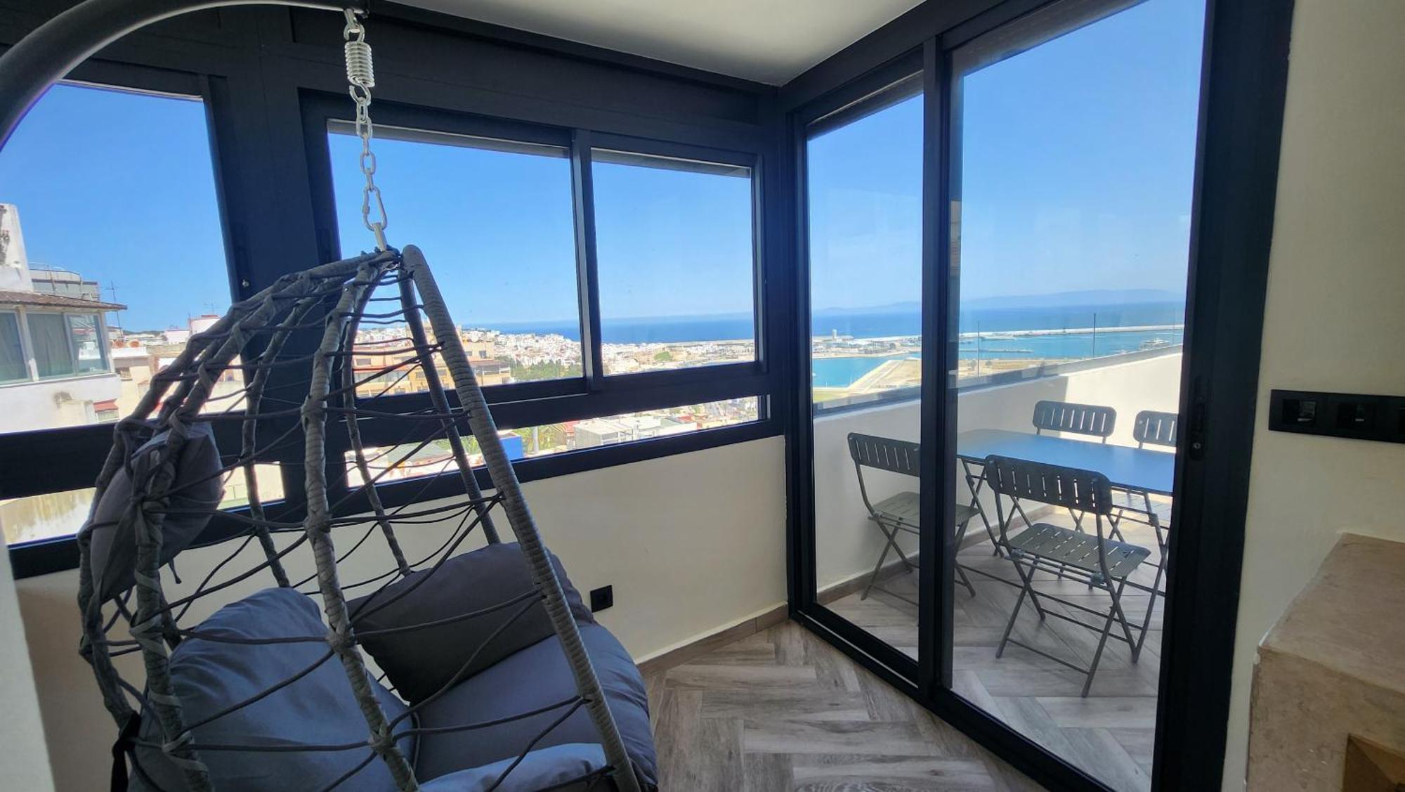 Appartement Vue Sur Mer Tangeri Esterno foto